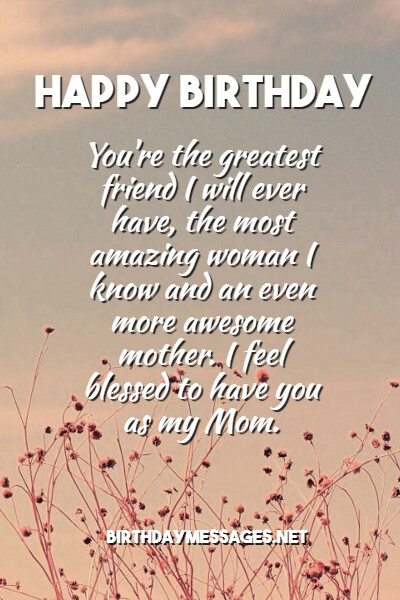 Mom Birthday Wishes - Heartfelt Birthday Messages for Mothers