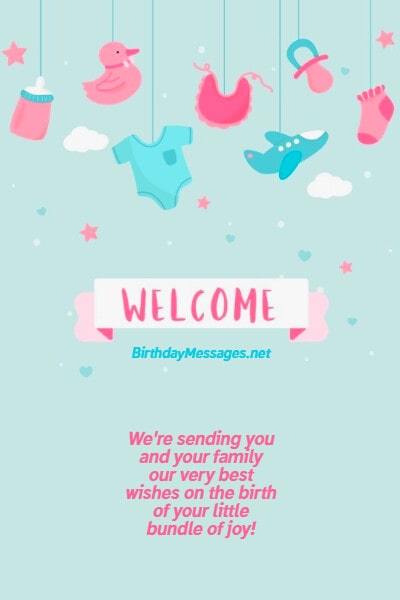 New Baby Wishes & Quotes - 100+ Newborn Baby Card Messages