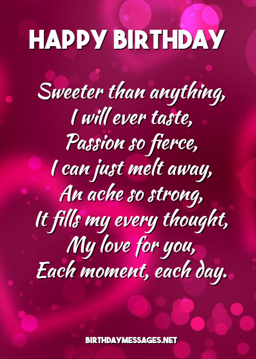 Sweet love poems for my sweetheart