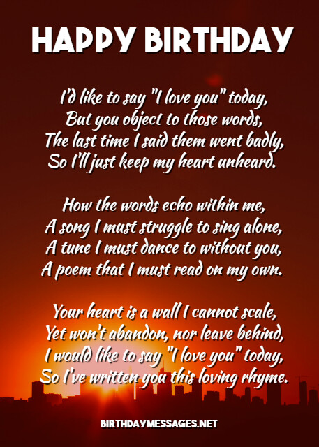 Romantic Birthday Poems Romantic Birthday Messages Romantic Birthday Poems Romantic Birthday Messages