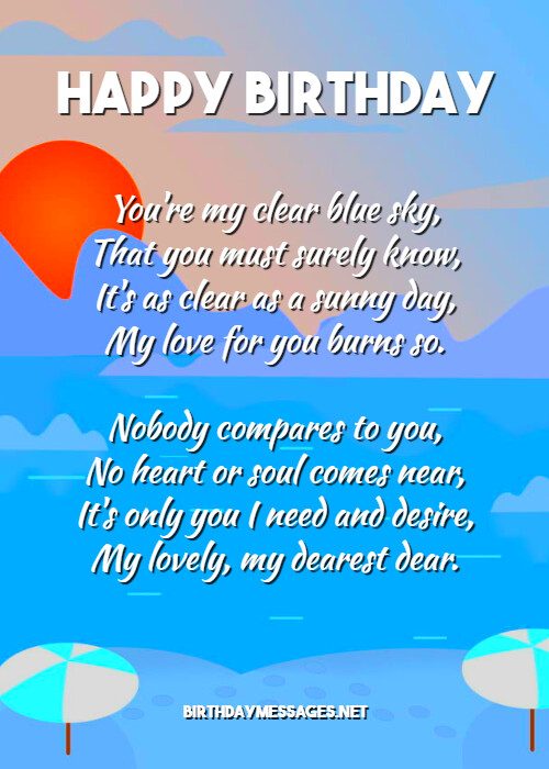 Romantic Birthday Poems to Make Their Heart Sing and Soul Soar