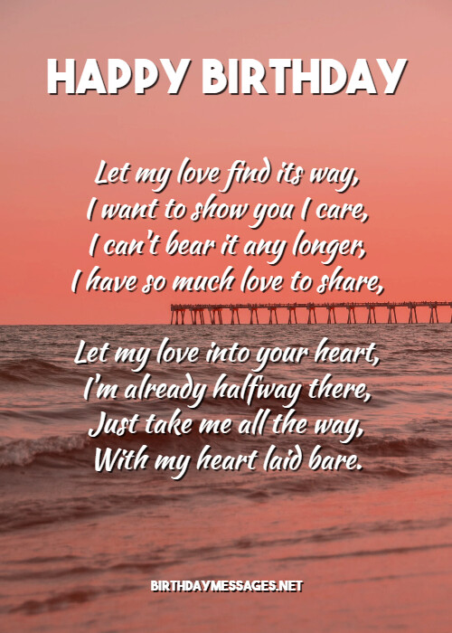 happy birthday poems for wife