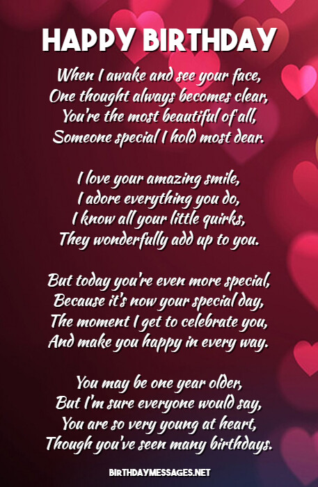 Your special poems for her