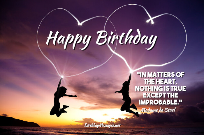 Romantic Birthday Quotes & Birthday Wishes - Birthday Messages