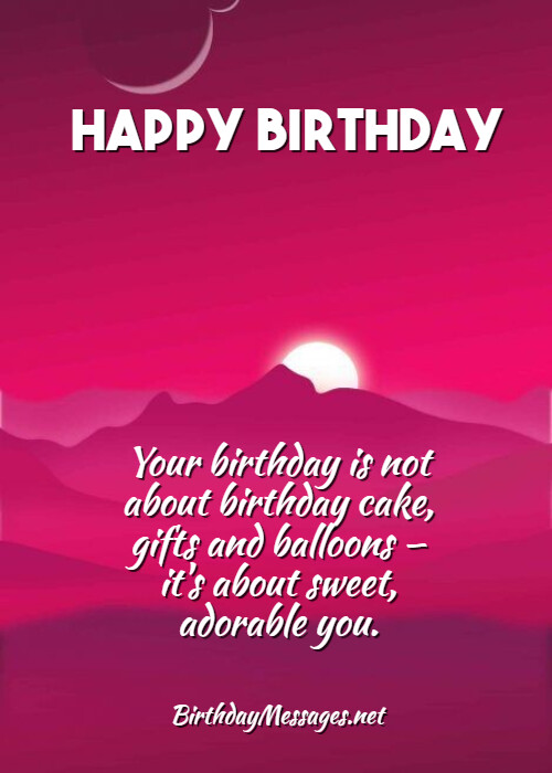 Short Birthday Wishes - Best Short Birthday Messages