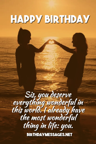 Sister Birthday Wishes & Quotes: Birthday Messages for Sisters
