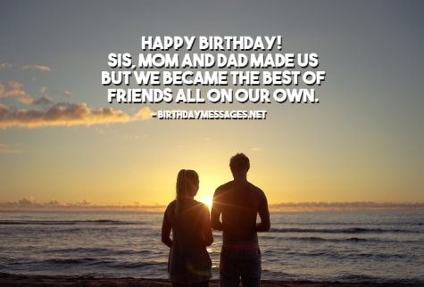 Sister Birthday Wishes - Happy Birthday Messages for Sisters