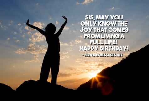 Sister Birthday Wishes - Happy Birthday Messages for Sisters Sister Birthday Wishes - Happy Birthday Messages for Sisters