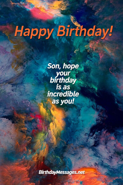 Sons Birthday Wishes & Quotes - Birthday Messages for Sons Sons Birthday Wishes & Quotes - Birthday Messages for Sons