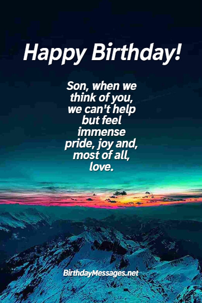 Sons Birthday Wishes & Quotes - Birthday Messages for Sons Sons Birthday Wishes & Quotes - Birthday Messages for Sons