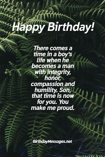 Son Birthday Wishes Quotes Heartfelt Birthday Messages For Sons