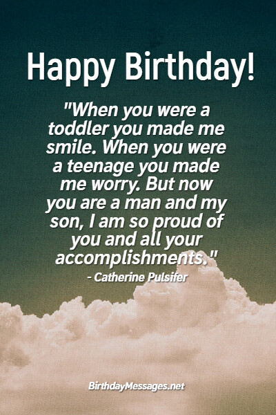 Son Birthday Wishes Quotes Heartfelt Birthday Messages For Sons