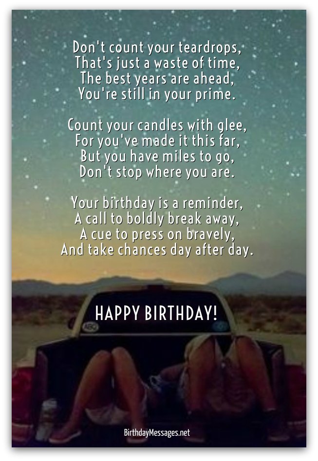 Inspirational Birthday Poems - Page 3