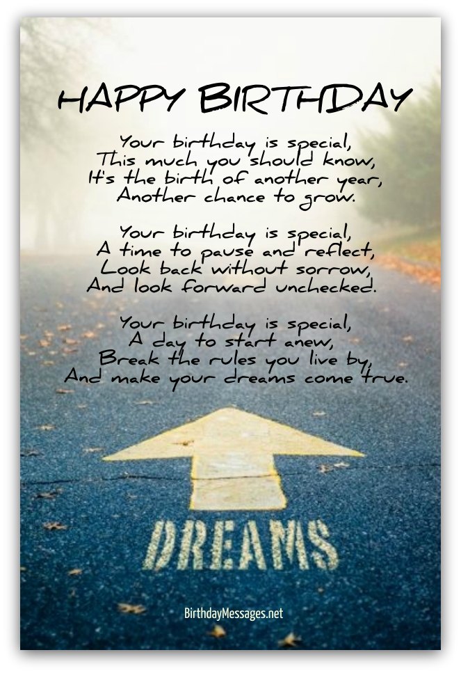 Inspirational Birthday Poems - Page 4