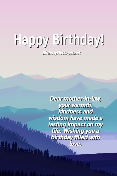Mother-in-Law Birthday Wishes: Birthday Messages for Mother-in-Law Mother-in-Law Birthday Wishes: Birthday Messages for Mother-in-Law