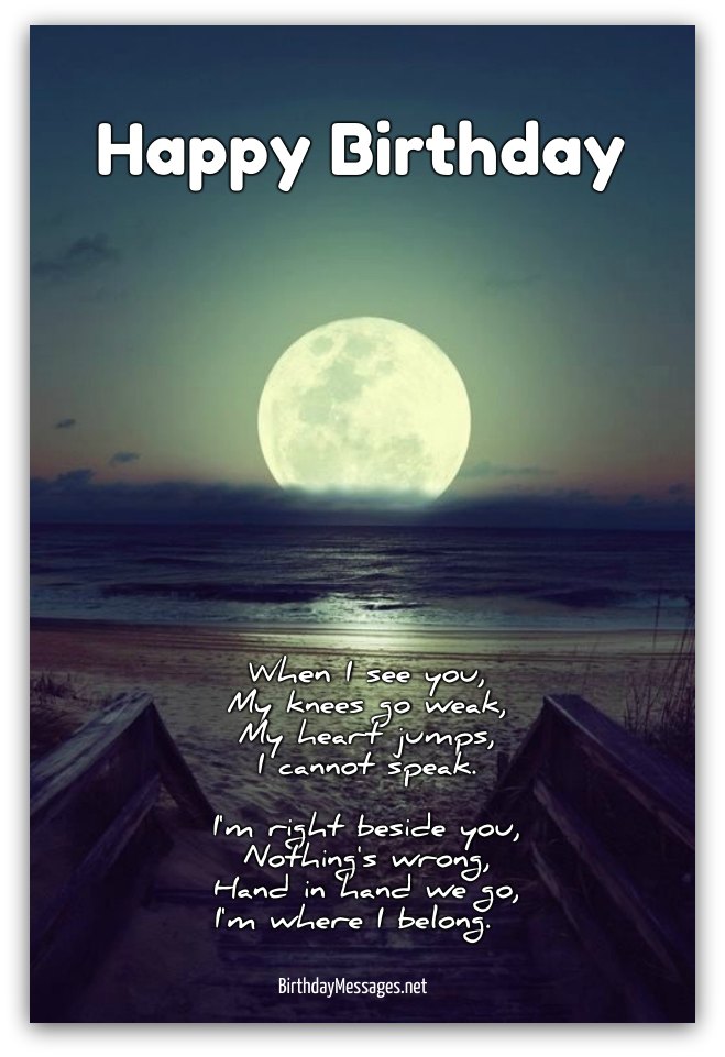 Romantic Birthday Poems Romantic Birthday Messages